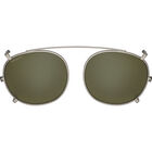 CLIP ON LAERRY, Shiny White Gold-Mineral Polarized 555nm Cat 3 to 3, hi-res image number null